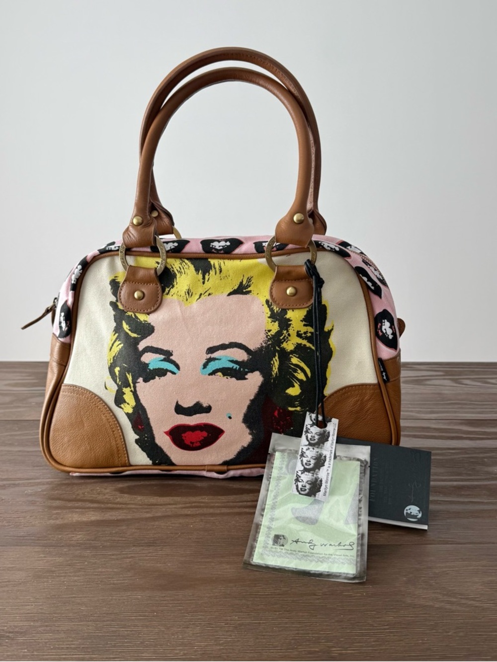 New Andy Warhol Pepe Jeans Marilyn Monroe Pop Art Handbag